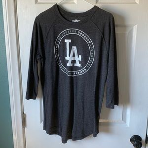 LA Dodgers 3/4 sleeve shirt